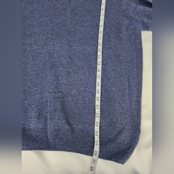 Maglia Club Italy cashmere wool blend  sweater V neck - Picture 4 of 9